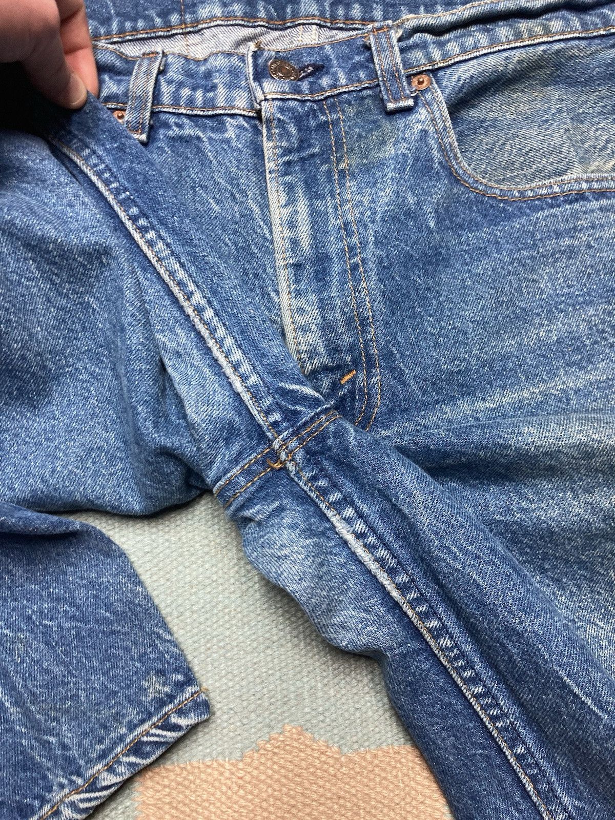 Levi's × Vintage Vtg 80s Levi’s 505 0216 jeans USA dark faded straight 33x31 Size US 33 - 9 Thumbnail