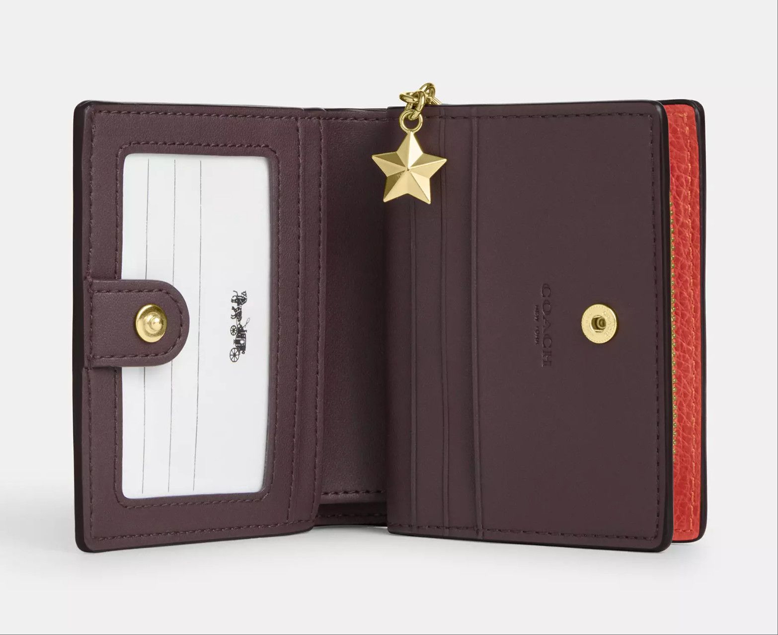 Coach Snap Wallet With Charm Mango CBO74 Size ONE SIZE - 8 Thumbnail