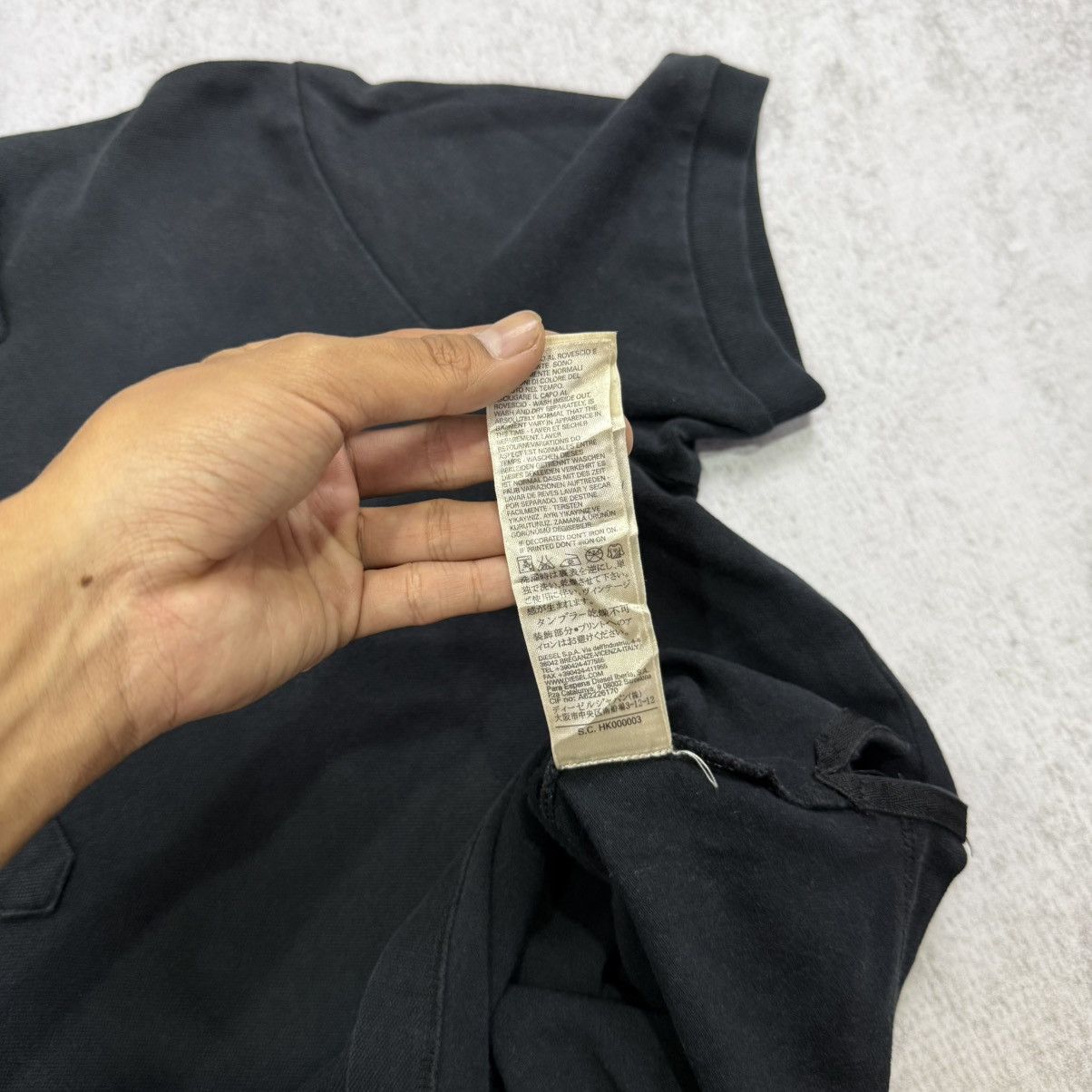 Diesel Diesel black zip poloshirt Size US M / EU 48-50 / 2 - 7 Thumbnail