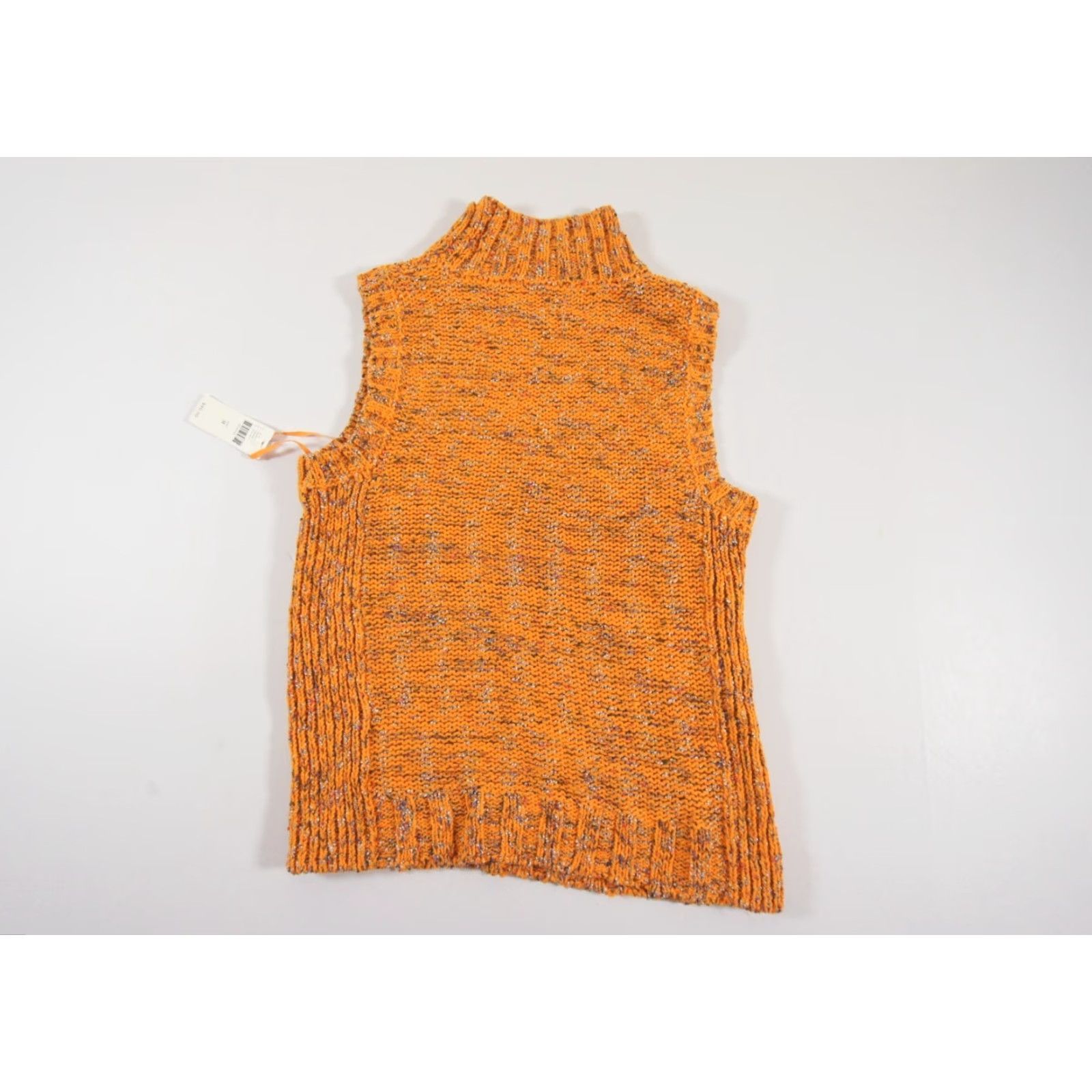 Anthropologie Anthropologie Sweater Women's Medium Orange Knit Sleeveless Tank New Size M / US 6-8 / IT 42-44 - 7 Thumbnail