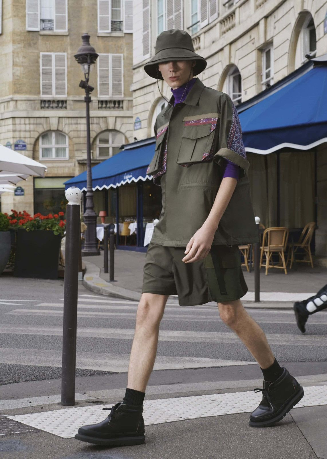 Sacai SS22 Sacai Reconstructed Button Up Jacket Size US L / EU 52-54 / 3 - 12 Thumbnail