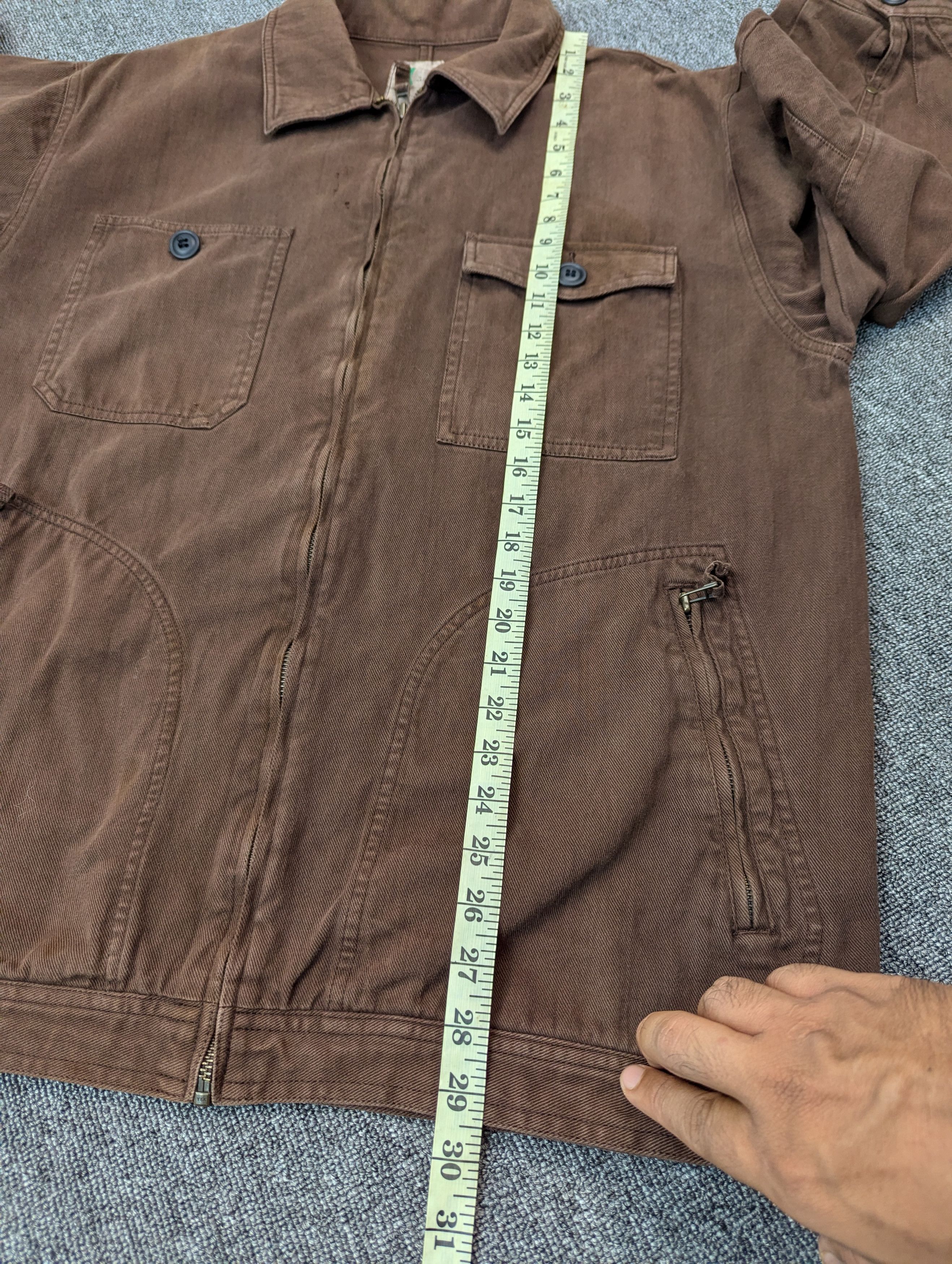 Japanese Brand Vintage Mackdaddy Distressed Brown Cotton Jacket Size US L / EU 52-54 / 3 - 23 Thumbnail