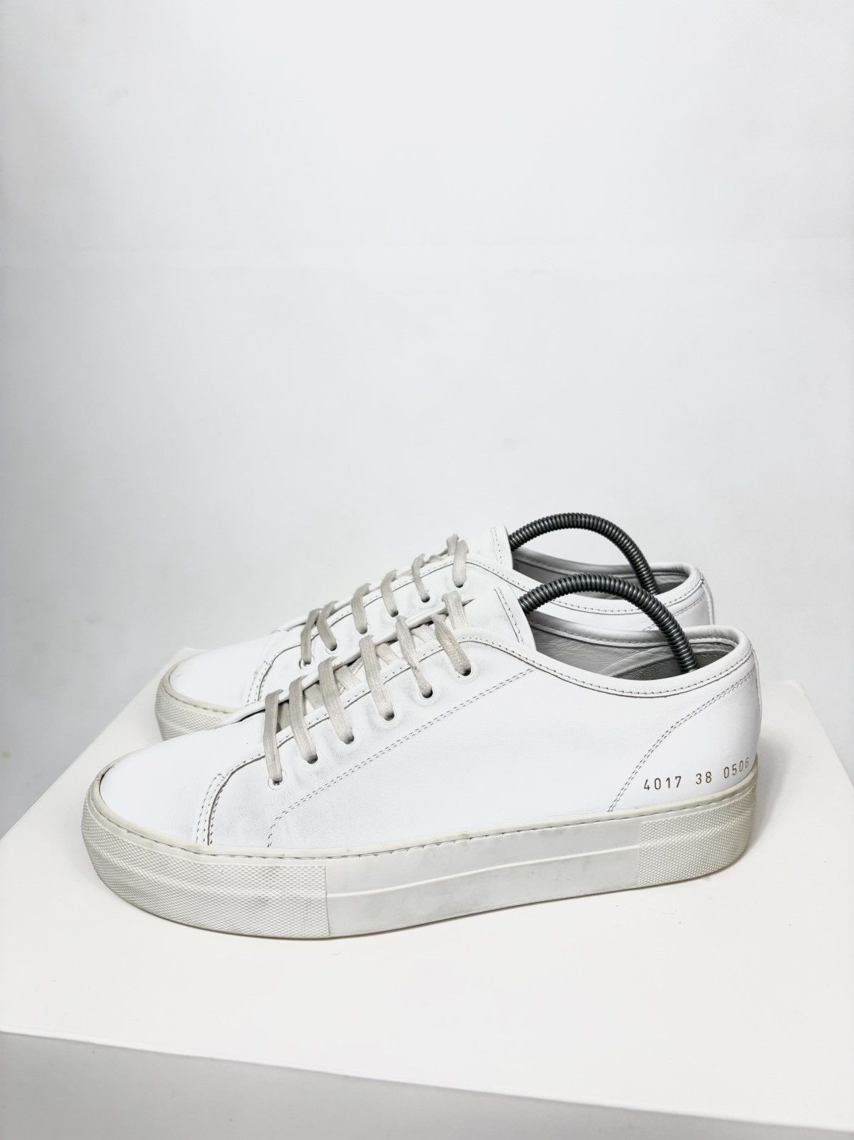 Common Projects Common Projects Tournaments Low Leather Shoes Size US 5 / EU 37 - 2 Thumbnail