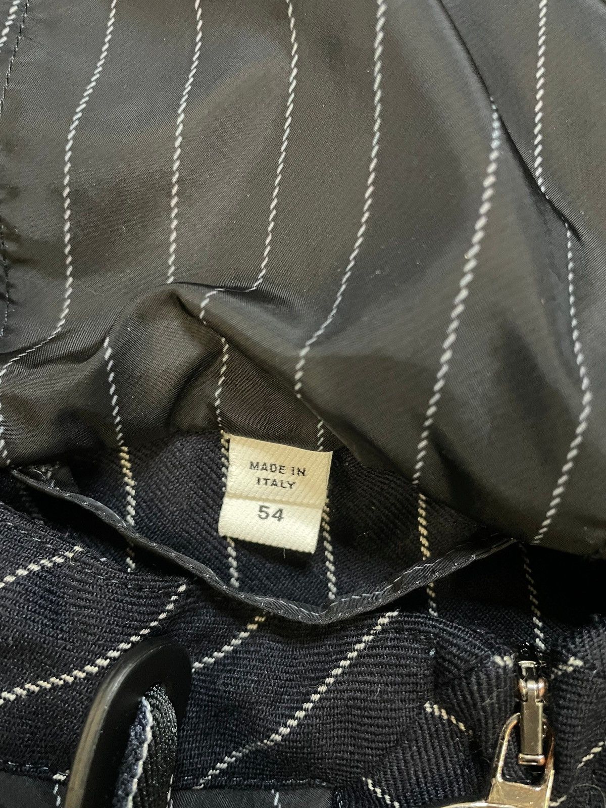 Burberry Burberry navy and white pinstripe jacket Size US XL / EU 56 / 4 - 6 Thumbnail