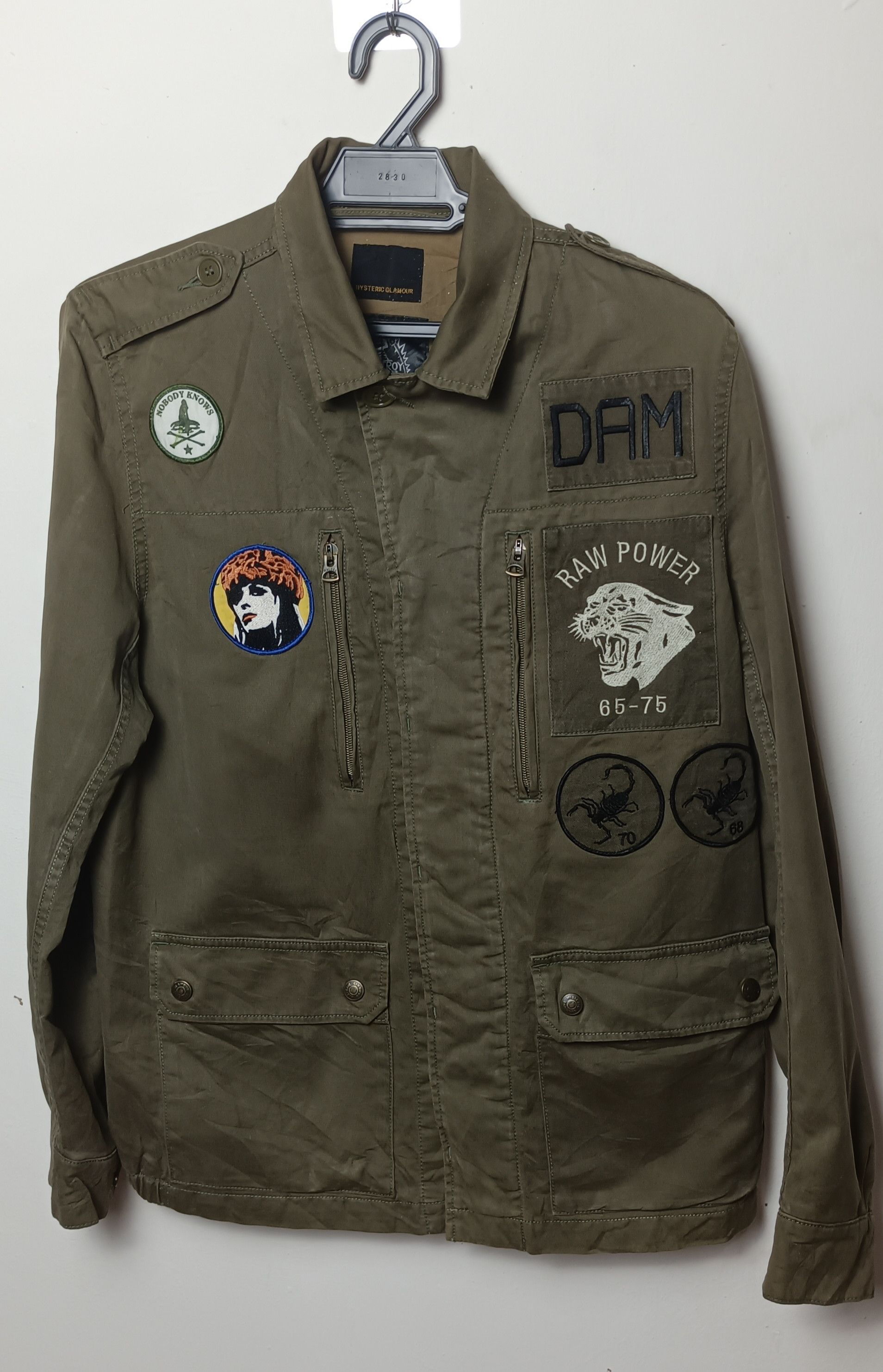 image of Hysteric Glamour Dam in Army, Men's (Size Medium)