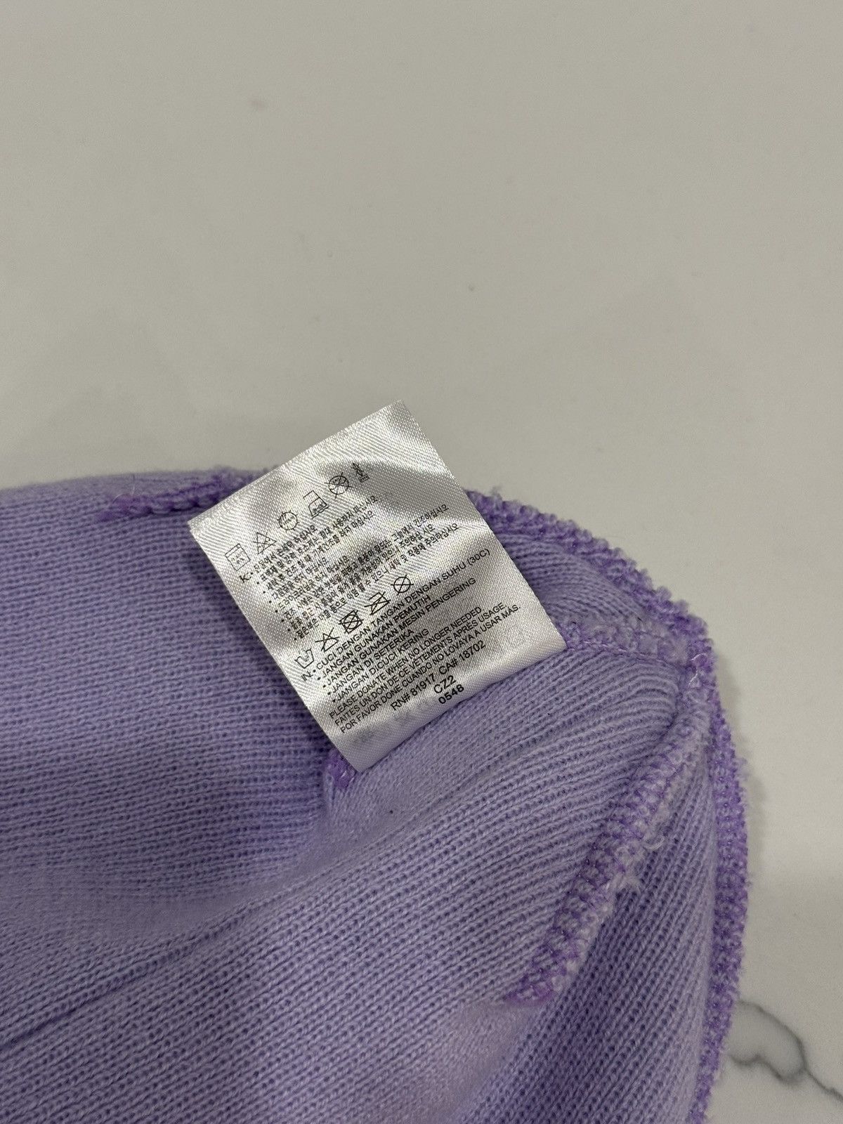 Nike Purple Nike Kids Beanie Hat Fits Adult Size ONE SIZE - 6 Thumbnail