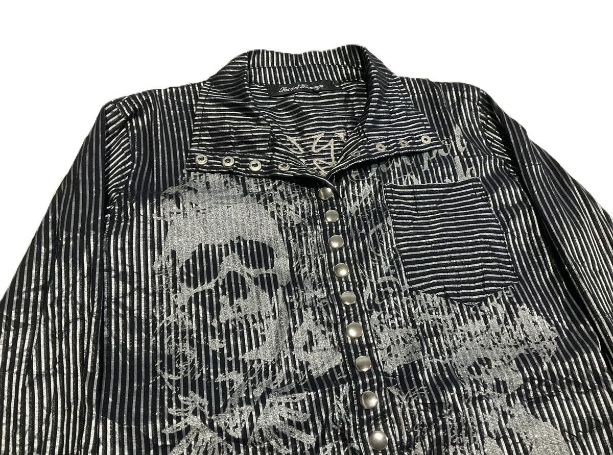 Seditionaries 🔥Sick Y2K Sex Pot Revenge Snap Buttons Shirt Skull Glitter Size US M / EU 48-50 / 2 - 4 Thumbnail