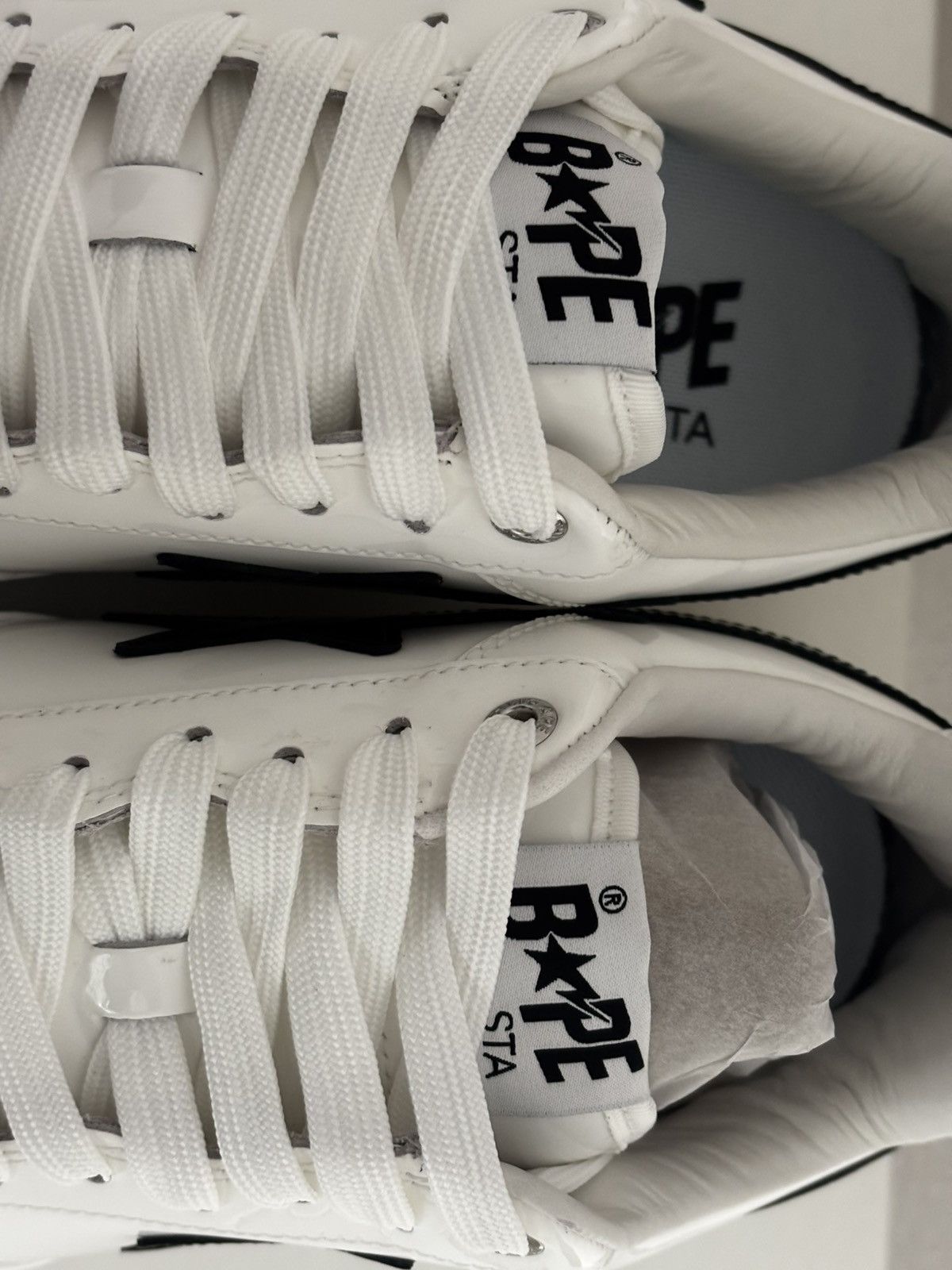 Bape Authentic ape bape bape sta #1 white US 11 new bapesta Size US 11 / EU 44 - 5 Thumbnail