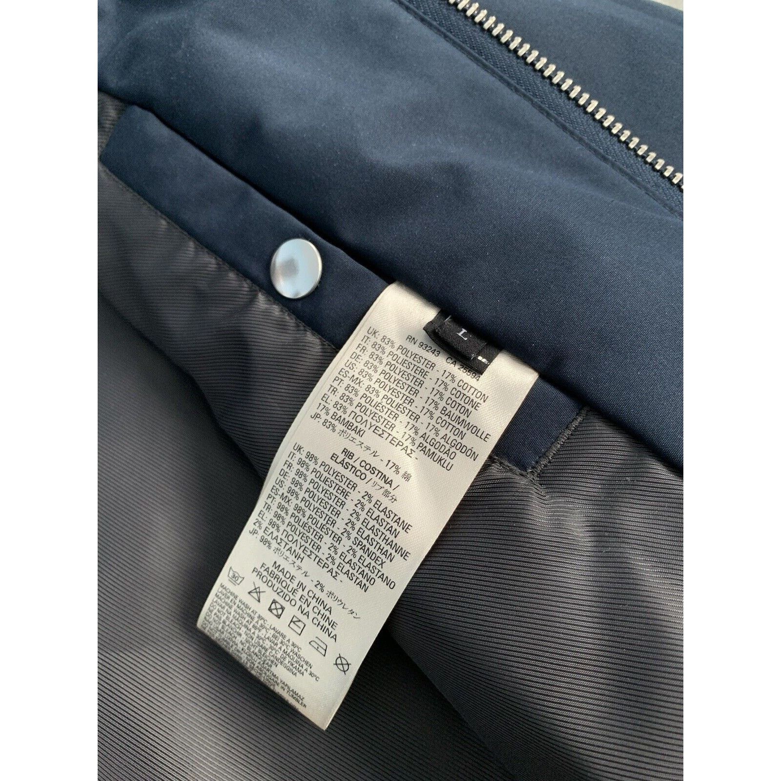 Diesel Men's DIESEL Casual Bomber Jacket Classic Coat M-L EU50 UK40 Size US L / EU 52-54 / 3 - 15 Thumbnail