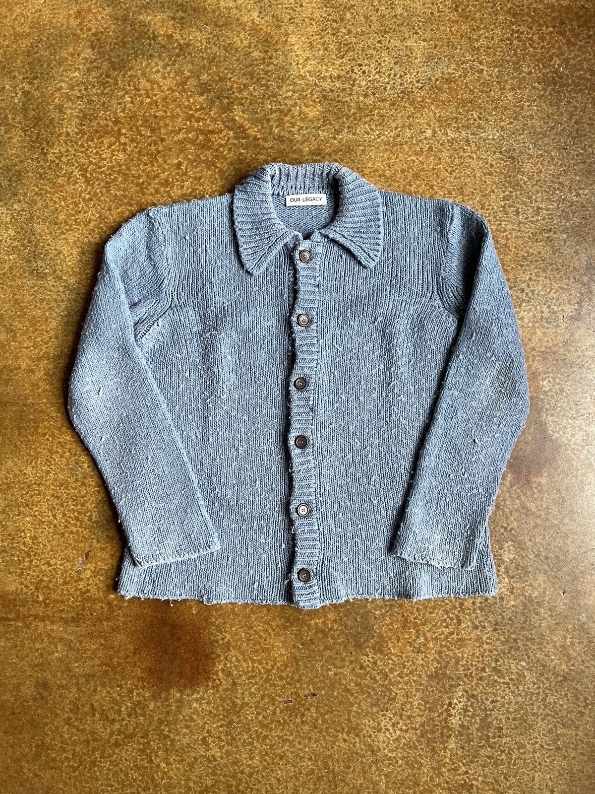 image of Our Legacy Big Cardigan in Blue, Men's (Size Medium)
