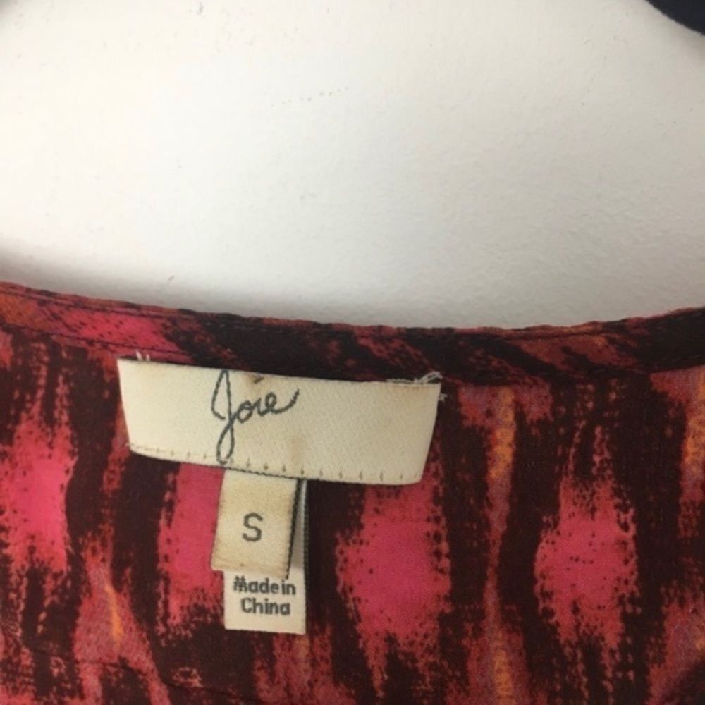 Joie Joie Red Silk Racerback Tank Top Women’s Size Small 100% Sil Size S / US 4 / IT 40 - 4 Thumbnail
