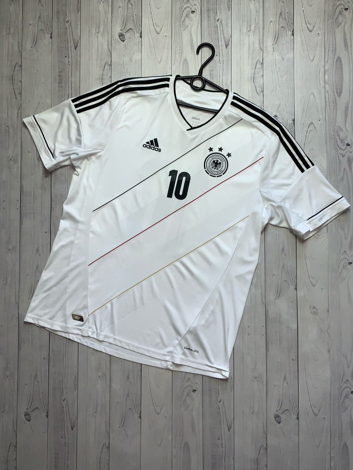 Vintage Adidas Germany soccer jersey podolski Size XL Size US XL / EU 56 / 4 - 2 Thumbnail