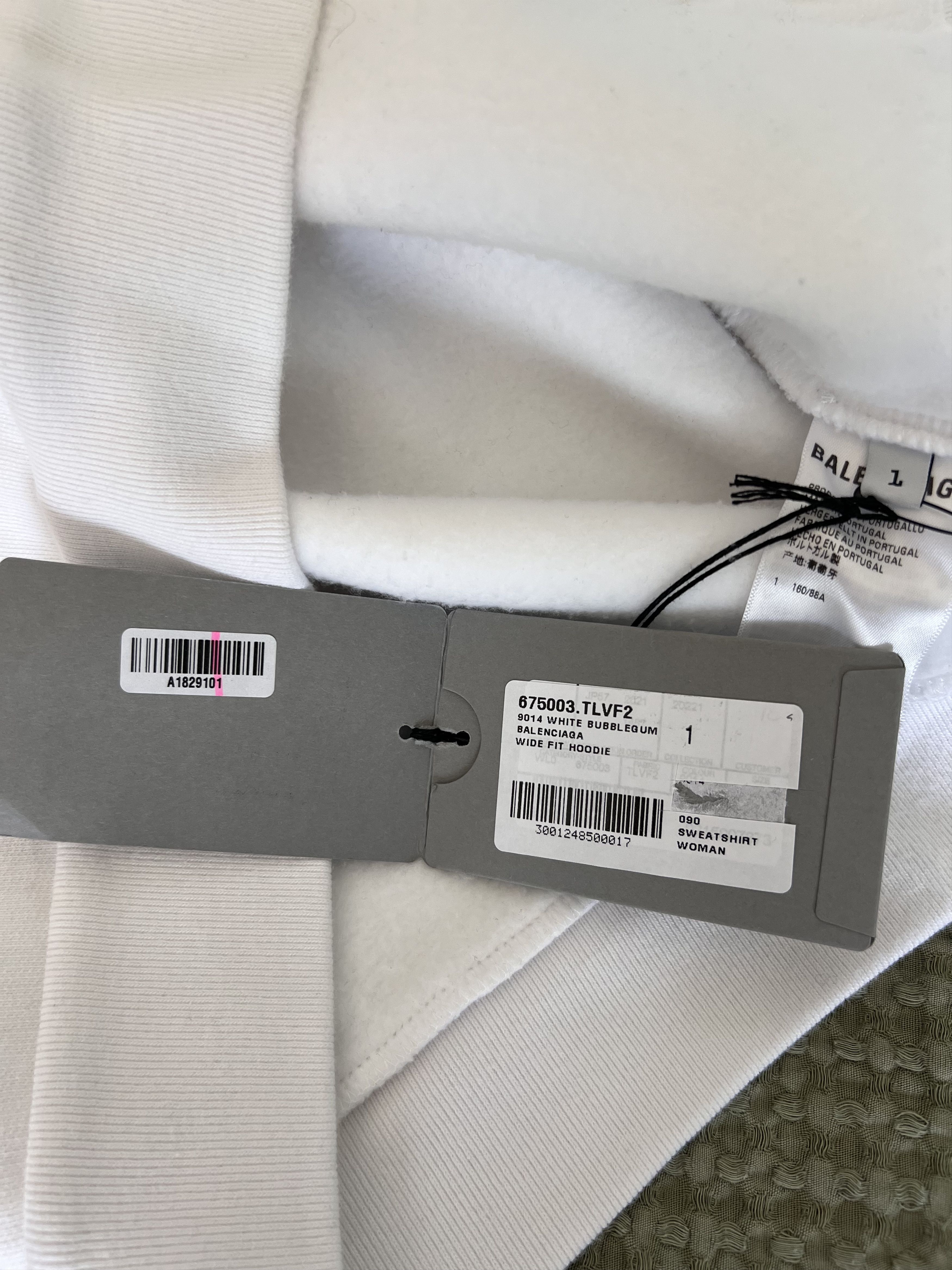Balenciaga Balenciaga Slime Logo Hoodie in White Pink Size US S / EU 44-46 / 1 - 11 Thumbnail