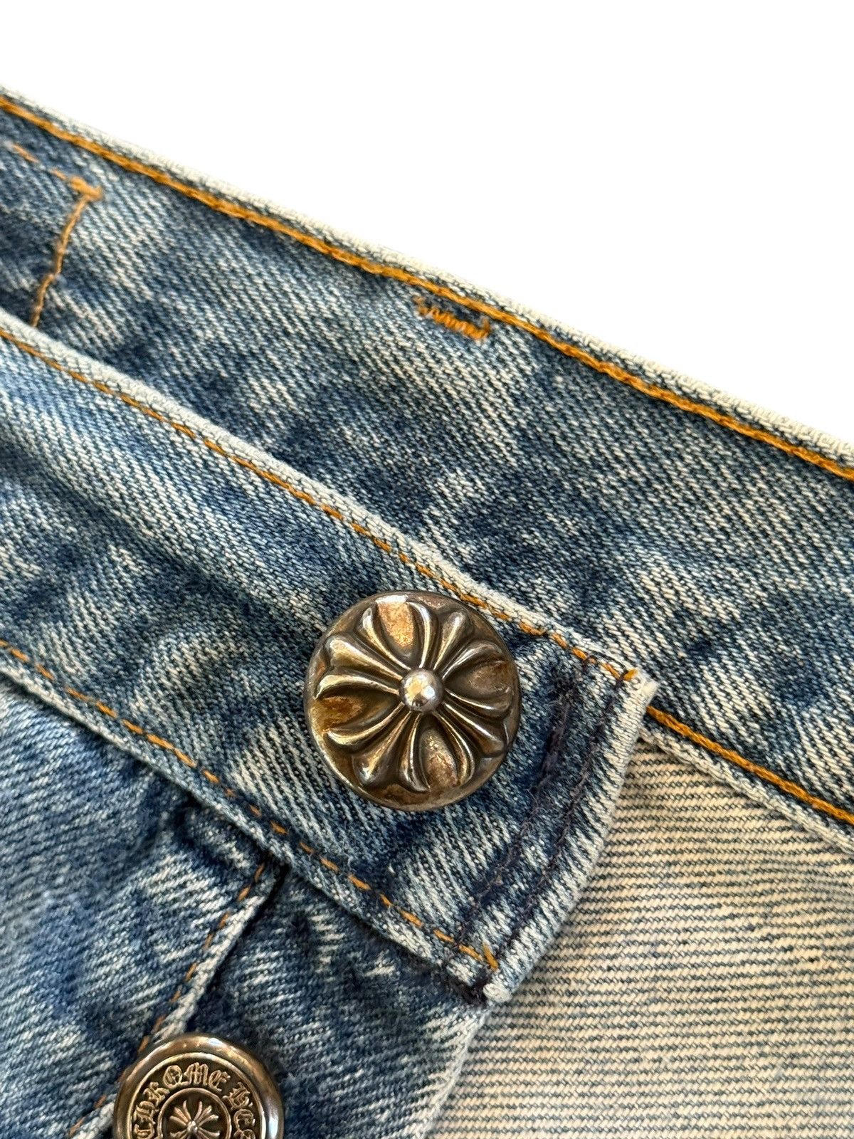 Chrome Hearts Chrome Hearts Classic Wash Patch Jeans Size US 40 / EU 56 - 7 Thumbnail