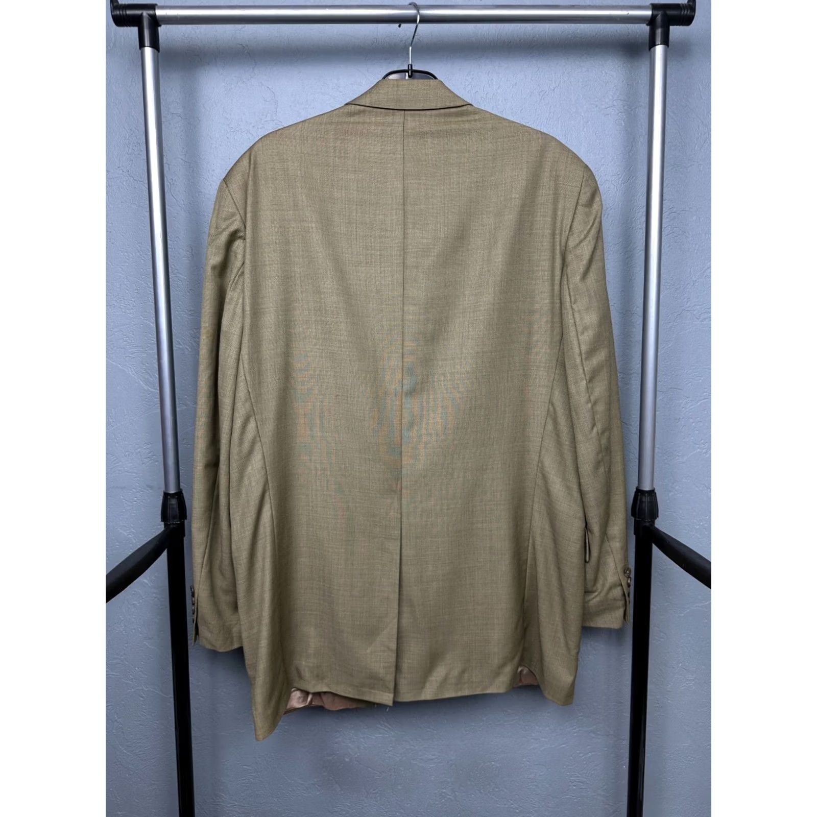 Ralph Lauren Polo Ralph Lauren Vintage Mens Blazer Jacket 3 buttons Size L Beige Wool Blazer Mens Vintage 3-Button Coat Jacket Size US L / EU 52-54 / 3 - 7 Thumbnail