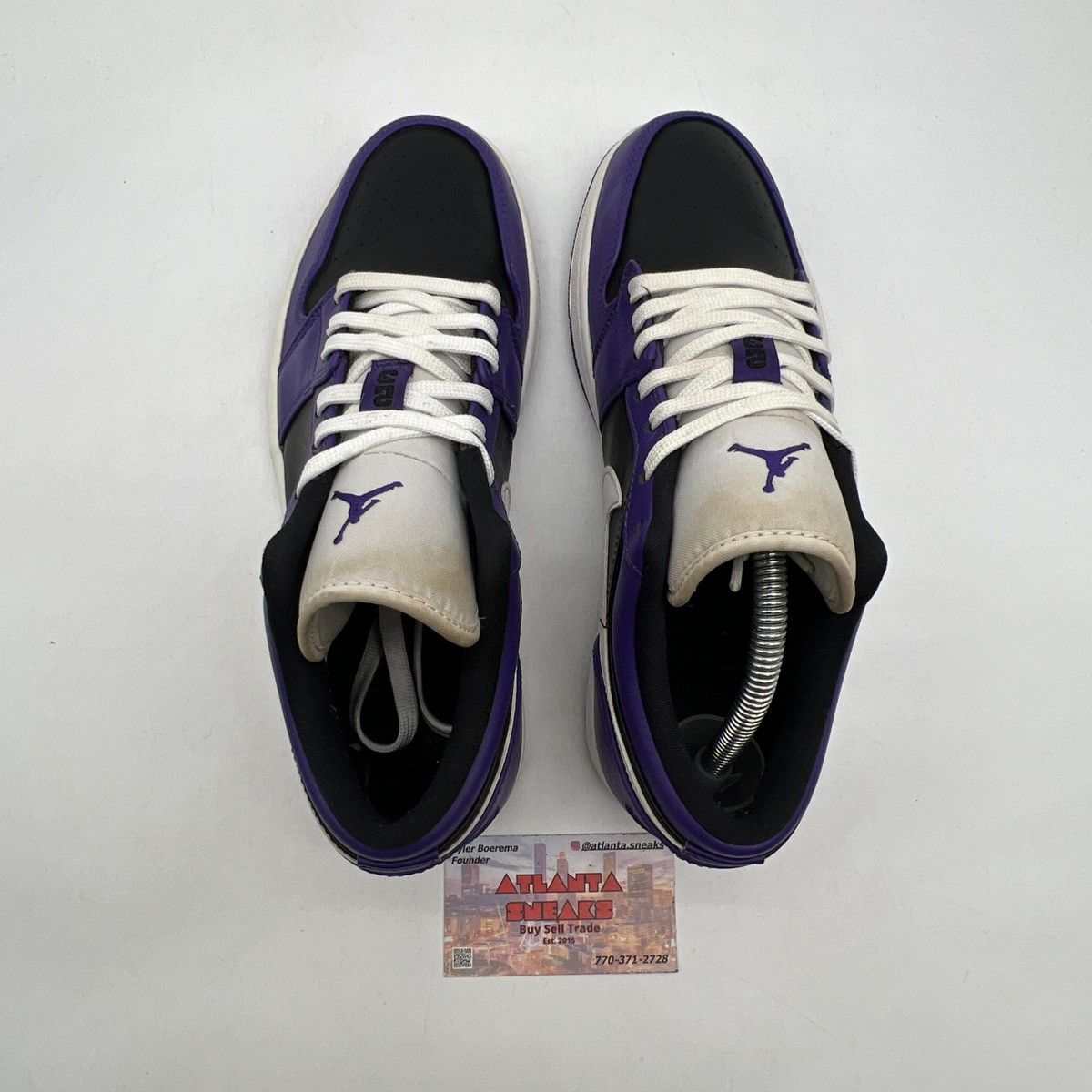 Jordan Brand Air Jordan 1 low court purple Size US 8.5 / EU 41-42 - 6 Thumbnail