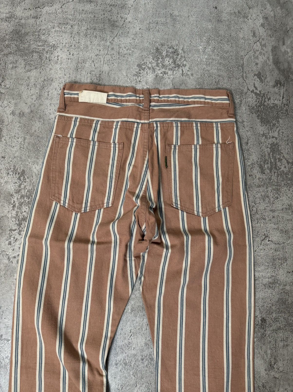 Kapital VINTAGE KAPITAL WITH STRIPED MOTIF LONG PANTS SOFT JEANS Size US 29 - 5 Thumbnail