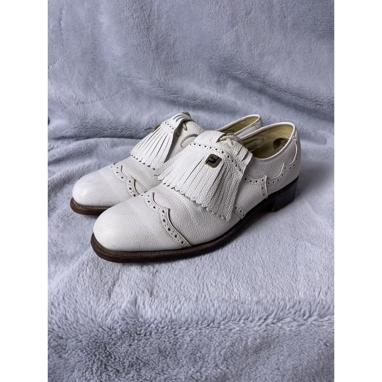 Footjoy Foot Joy Classics 91520 White Golf Shoes Womens Size 8.5 AA Size US 8.5 / IT 38.5 - 2 Thumbnail