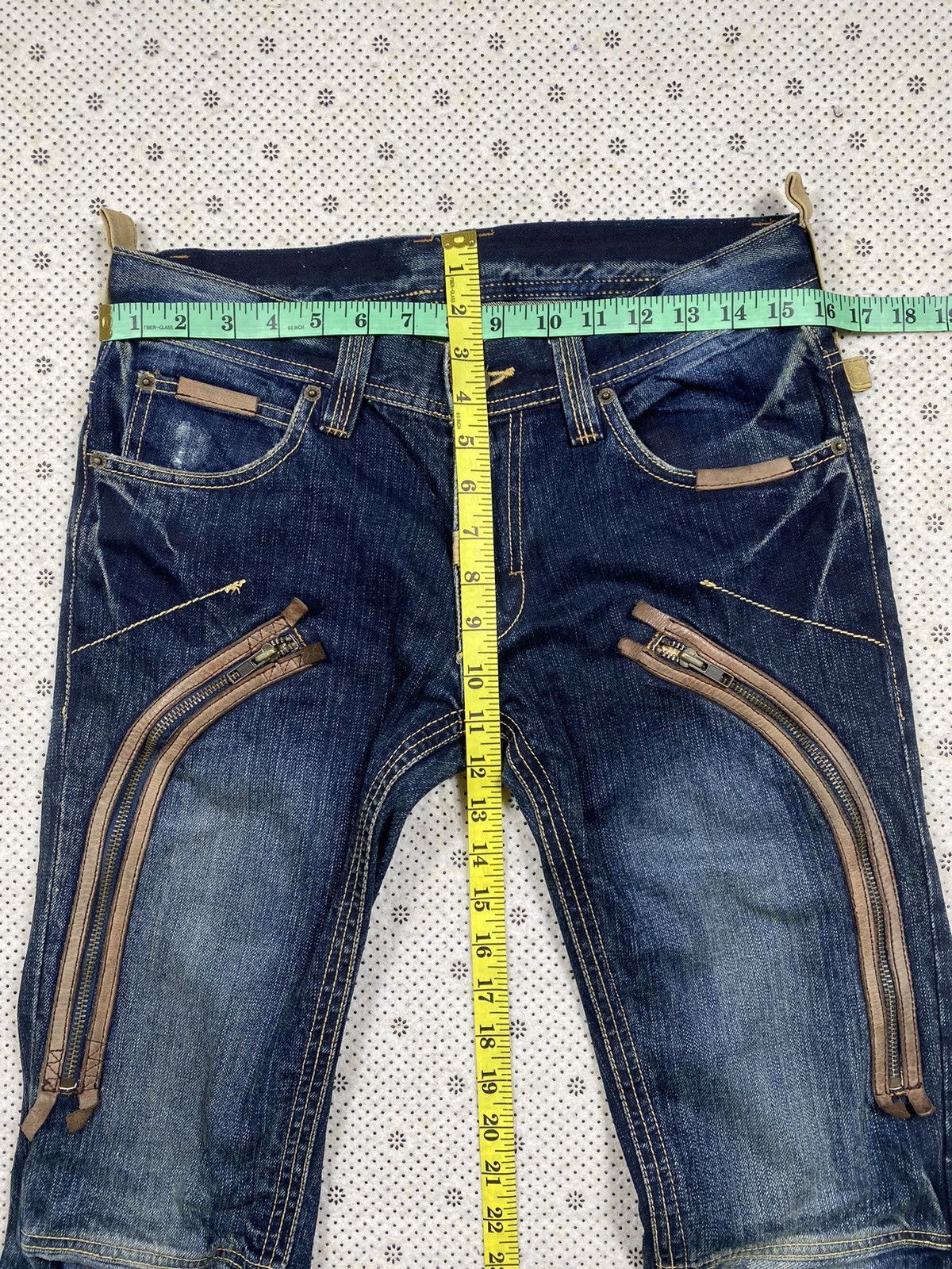 Hysteric Glamour Extremely Rare PPFM Biker Denim Pant Size US 32 / EU 48 - 3 Thumbnail