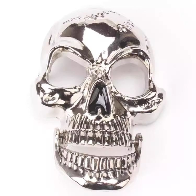 Designer Skull Vibe Vintage Belt Riveted Belts Menswear Accessories Size ONE SIZE - 5 Thumbnail