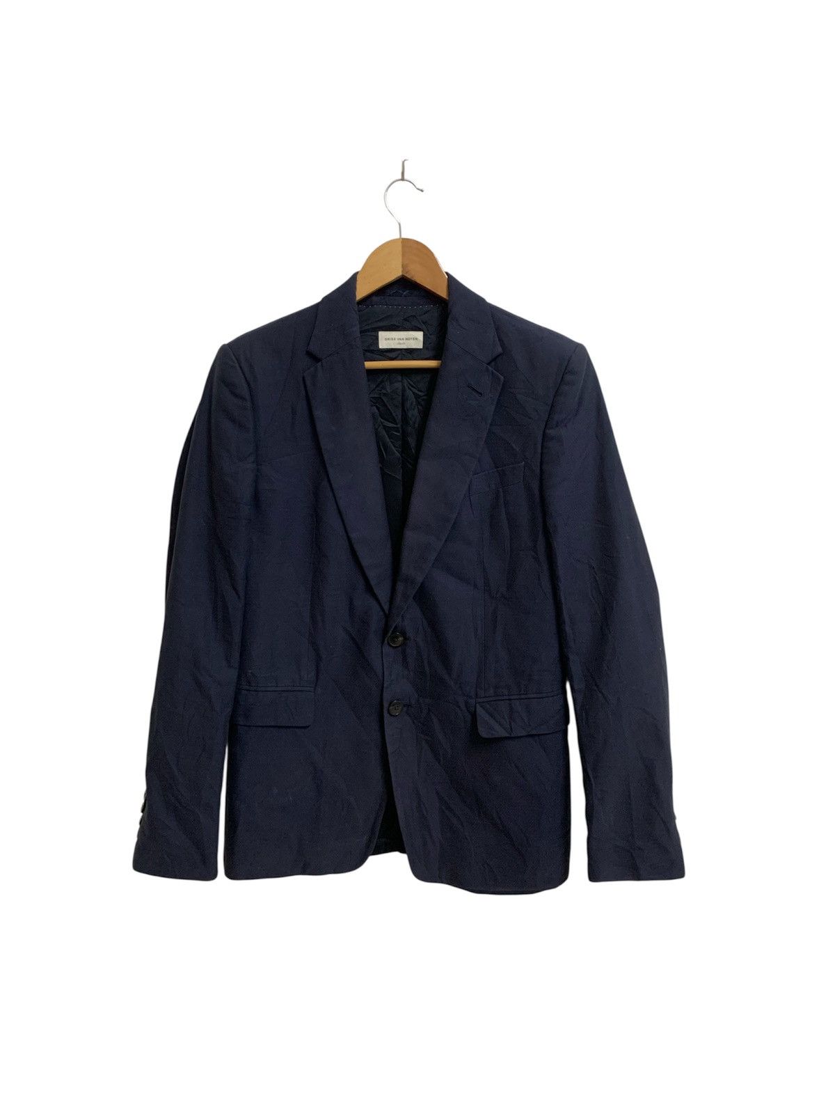 Dries Van Noten DRIES VAN NOTEN navy blazer Size 48S - 1 Thumbnail