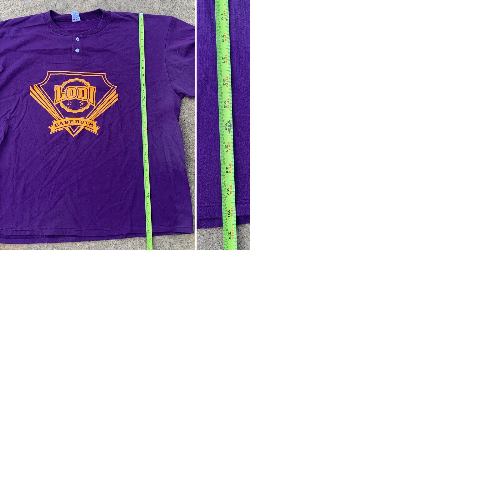 Vintage VINTAGE Soffe Shirts T-Shirt XXL Unisex Purple LODI BABE RUTH BACK CLEMENTS 40 LOCKEFORD LIONS CLUB Size US XXL / EU 58 / 5 - 9 Thumbnail