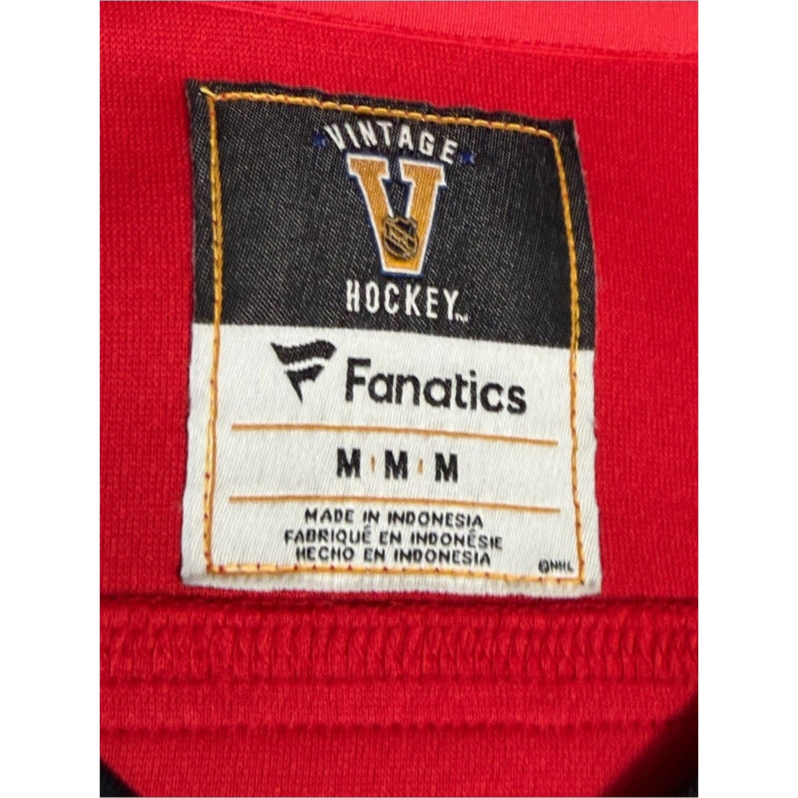 NHL Fanatics Eddie Olczyk Red Chicago Blackhawks Premier Retired Size US M / EU 48-50 / 2 - 6 Thumbnail