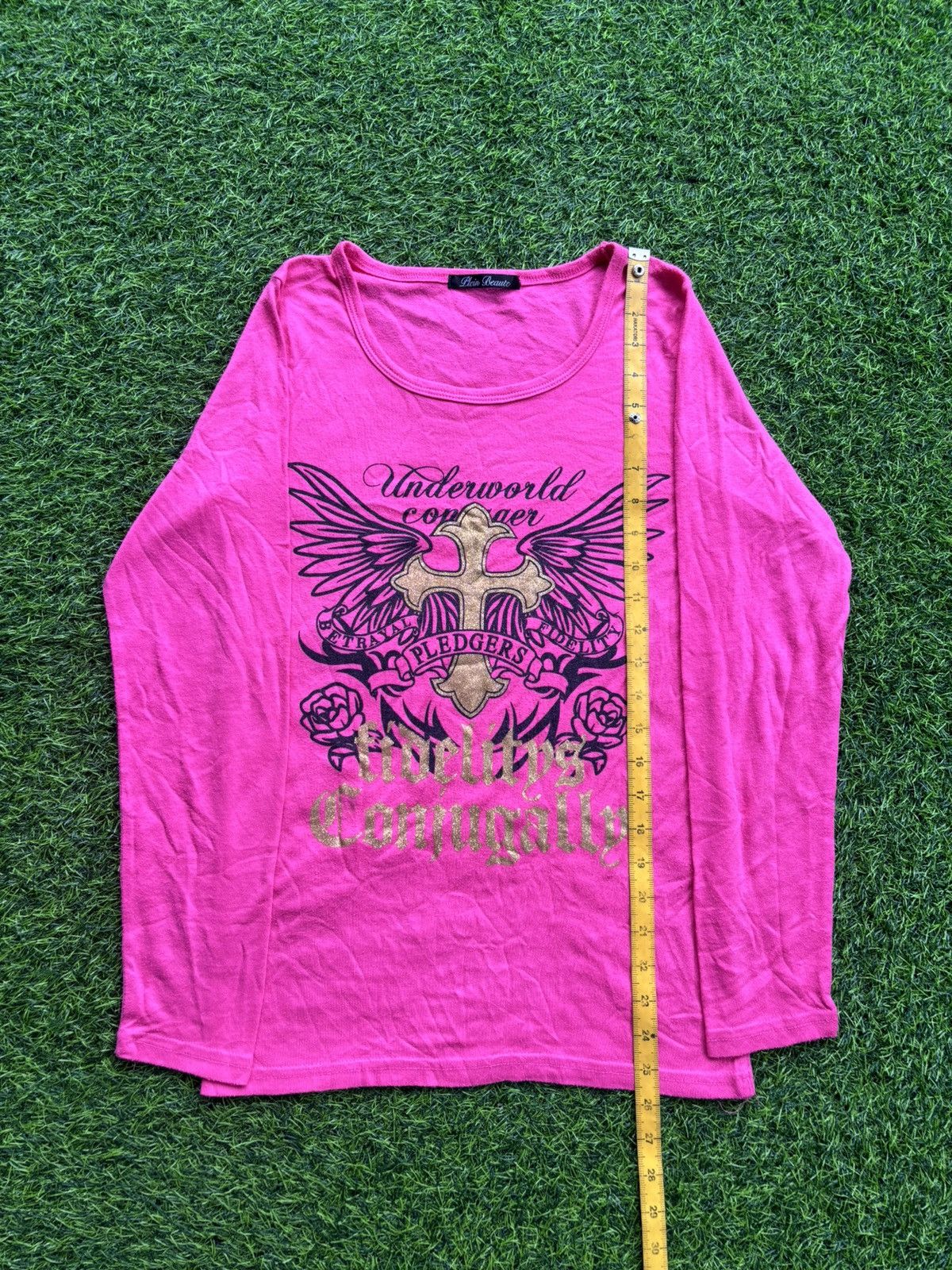 Hysteric Glamour Y2k Plein Beaute Ifsixwasnine Punk Style Longsleeve Size L / US 10 / IT 46 - 9 Thumbnail