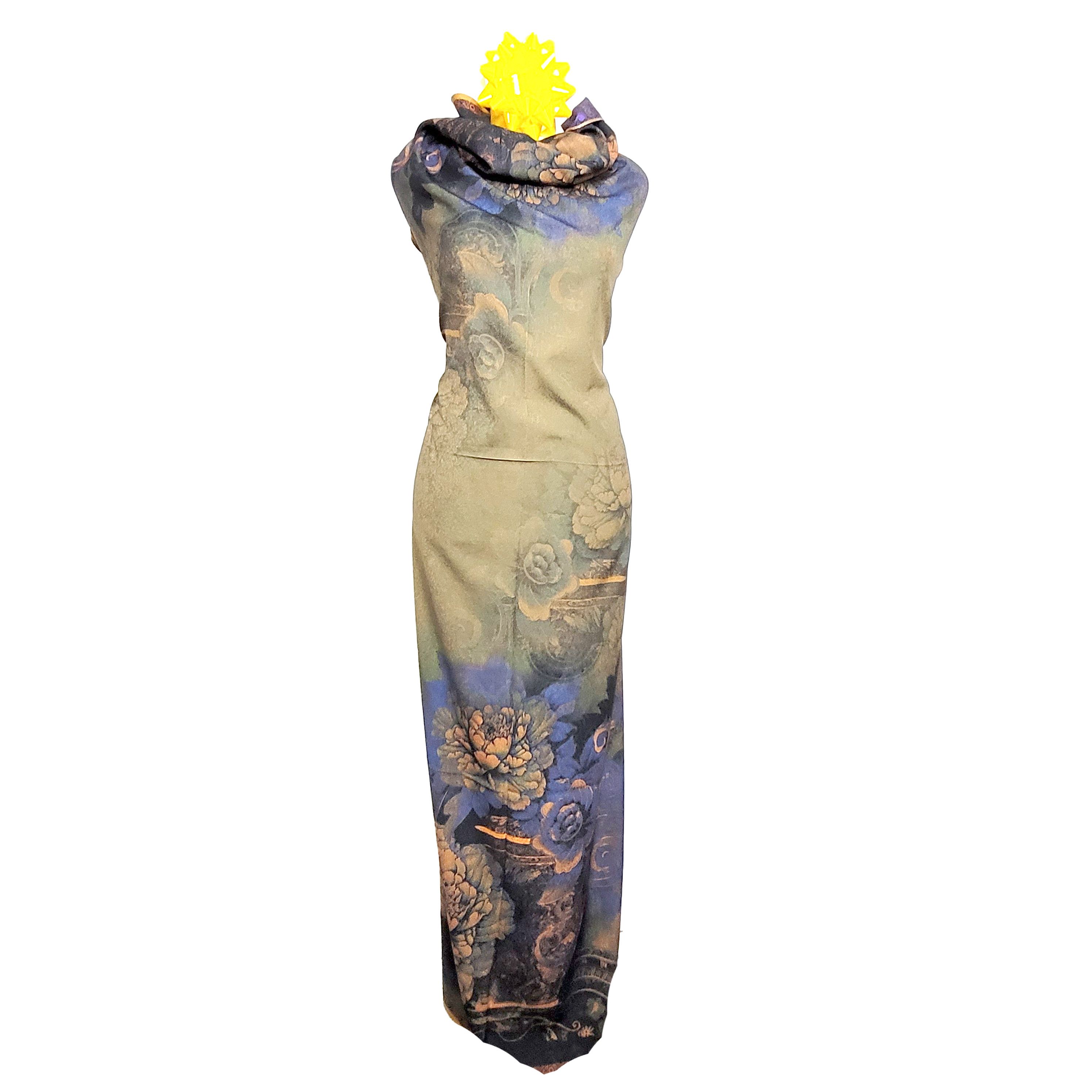 Other Double-Sided Silk Scarf 27"x70" Long Rectangle 3312 Size ONE SIZE - 4 Thumbnail