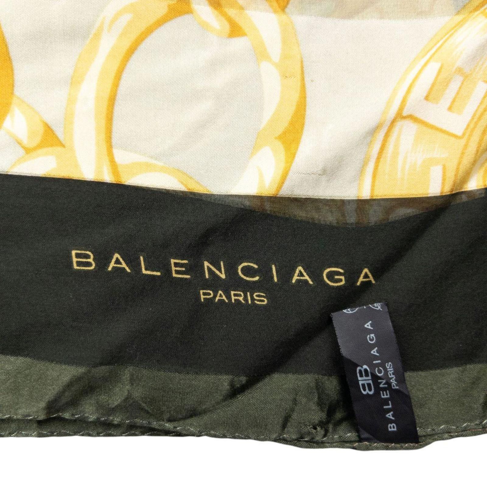 Balenciaga Vintage 2000s Balenciaga Chain Pattern Silk Scarf Size ONE SIZE - 4 Thumbnail