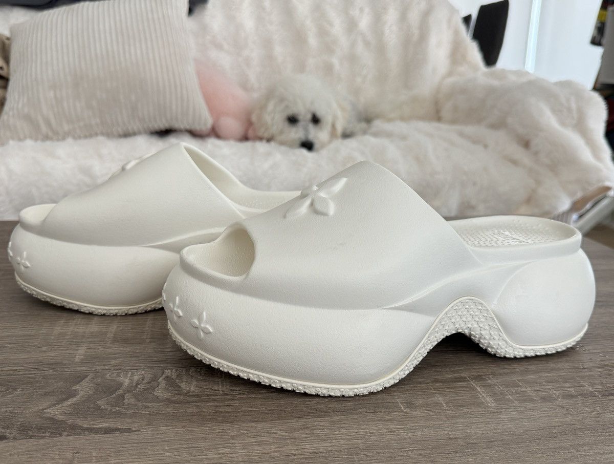 SMFK HIGH-HEEL BUMPER SANDAL IN WHITE Size US 8 / IT 38 - 7 Thumbnail