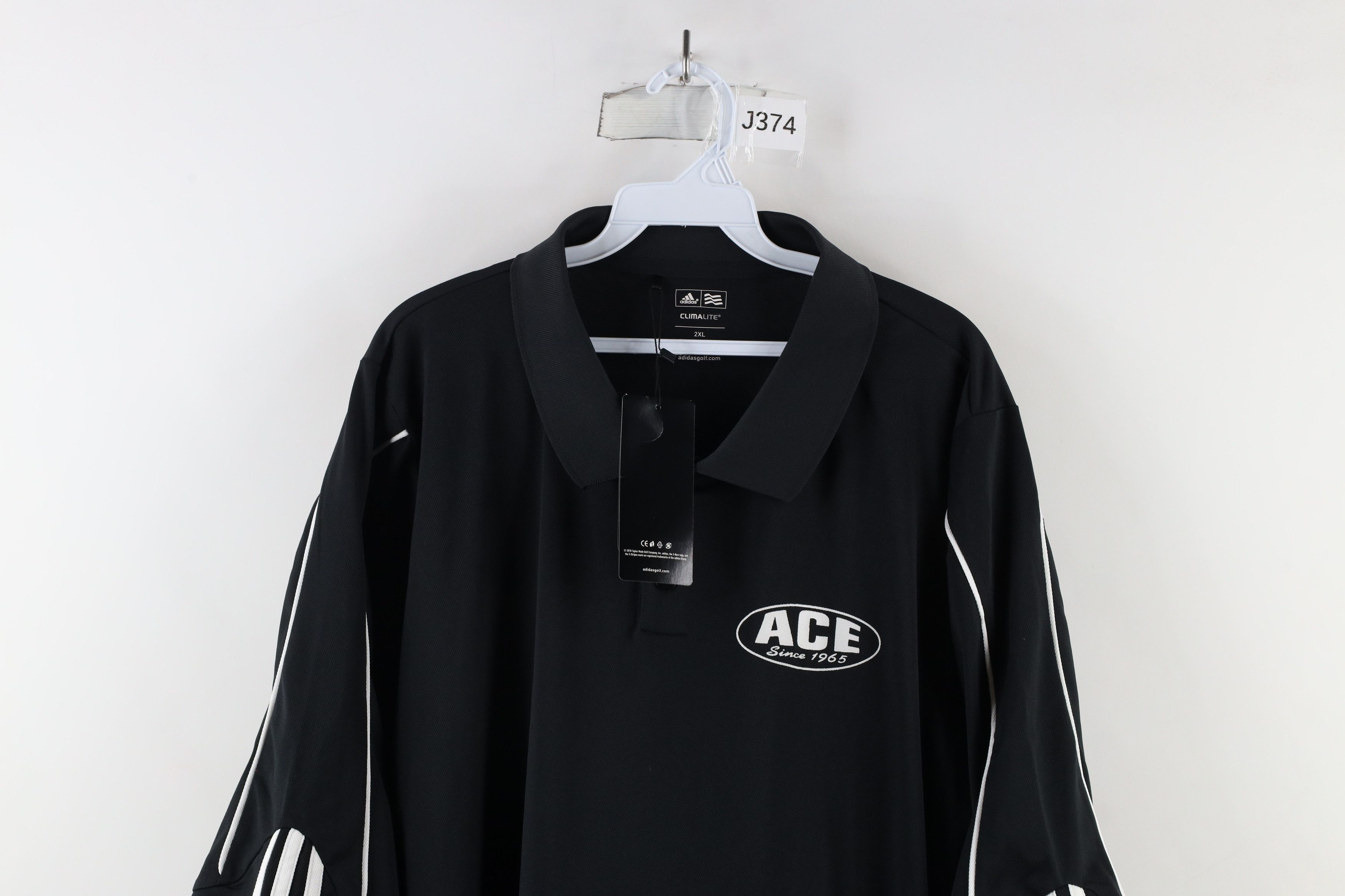 Adidas × Vintage New Adidas Golf Diversified Services Collared Polo Shirt Size US XXL / EU 58 / 5 - 2 Thumbnail