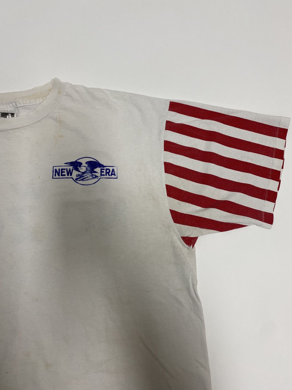Vintage Vintage USA new Era tshirt Size US XL / EU 56 / 4 - 4 Thumbnail