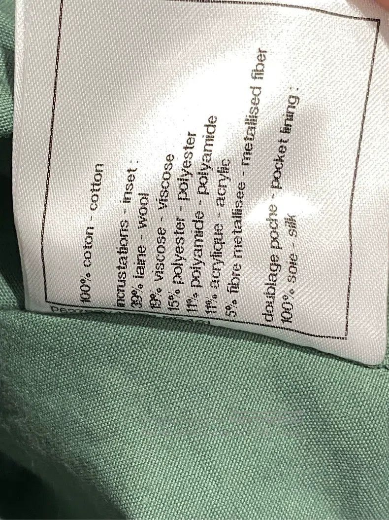 Chanel Chanel 20-year-old station series green denim windbreaker Size XXS / US 00 / IT 34 - 6 Thumbnail