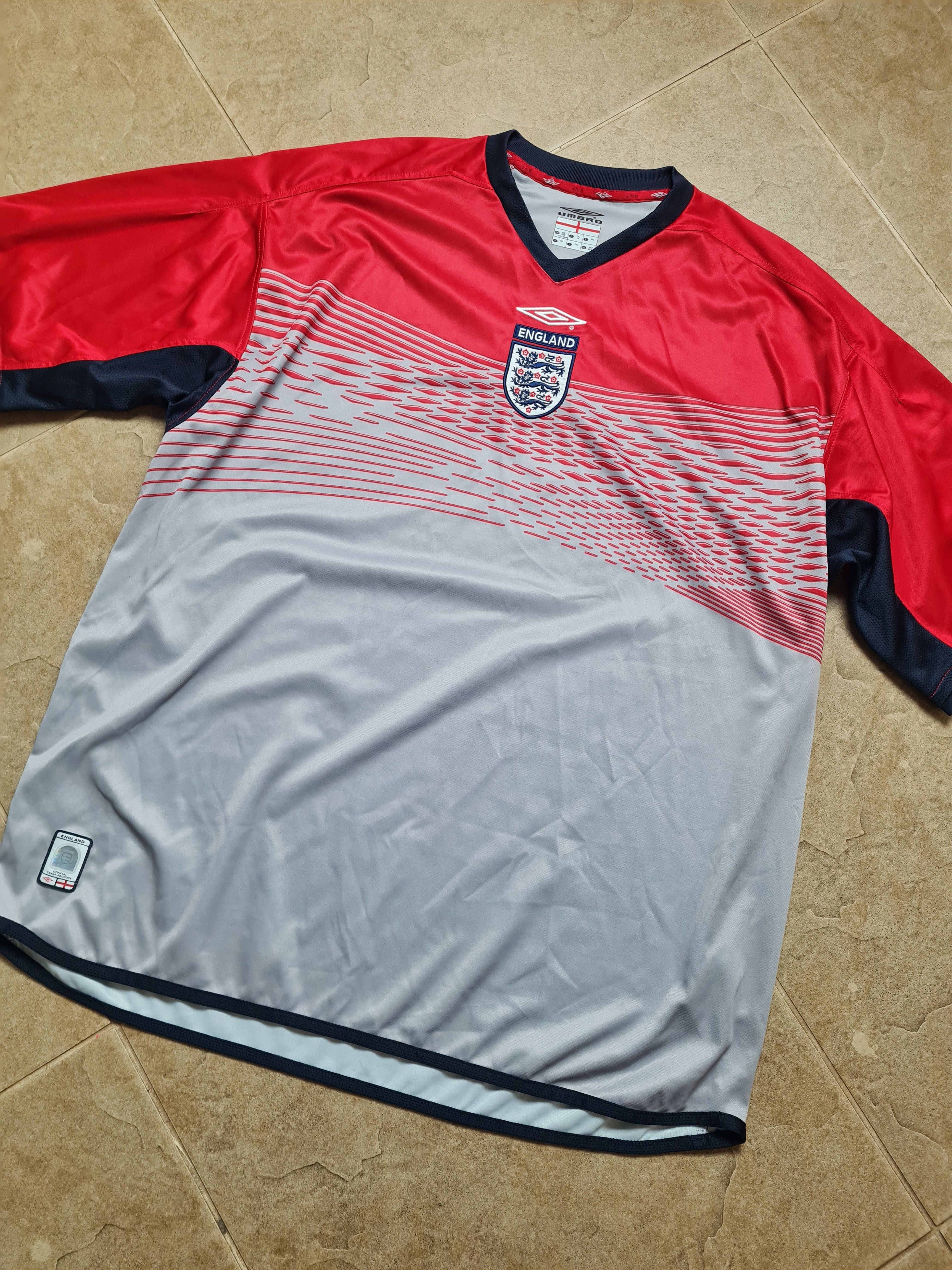 Umbro UMBRO England National Team Vintage Football Soccer Jersey Size US XXL / EU 58 / 5 - 15 Thumbnail