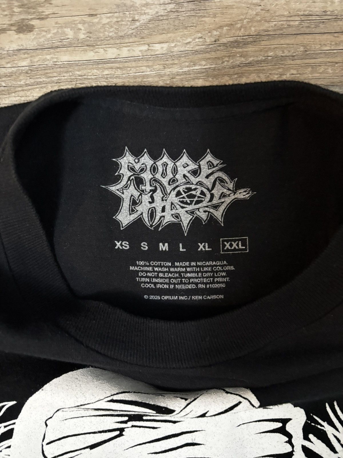 Ken Carson More Chaos X Ed Hardy T-Shirt Merch Size US XXL / EU 58 / 5 - 3 Thumbnail