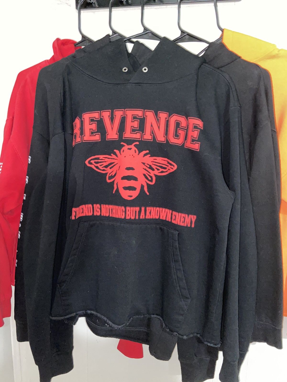Revenge Revenge black and red friend hoodie Size US L / EU 52-54 / 3 - 4 Thumbnail