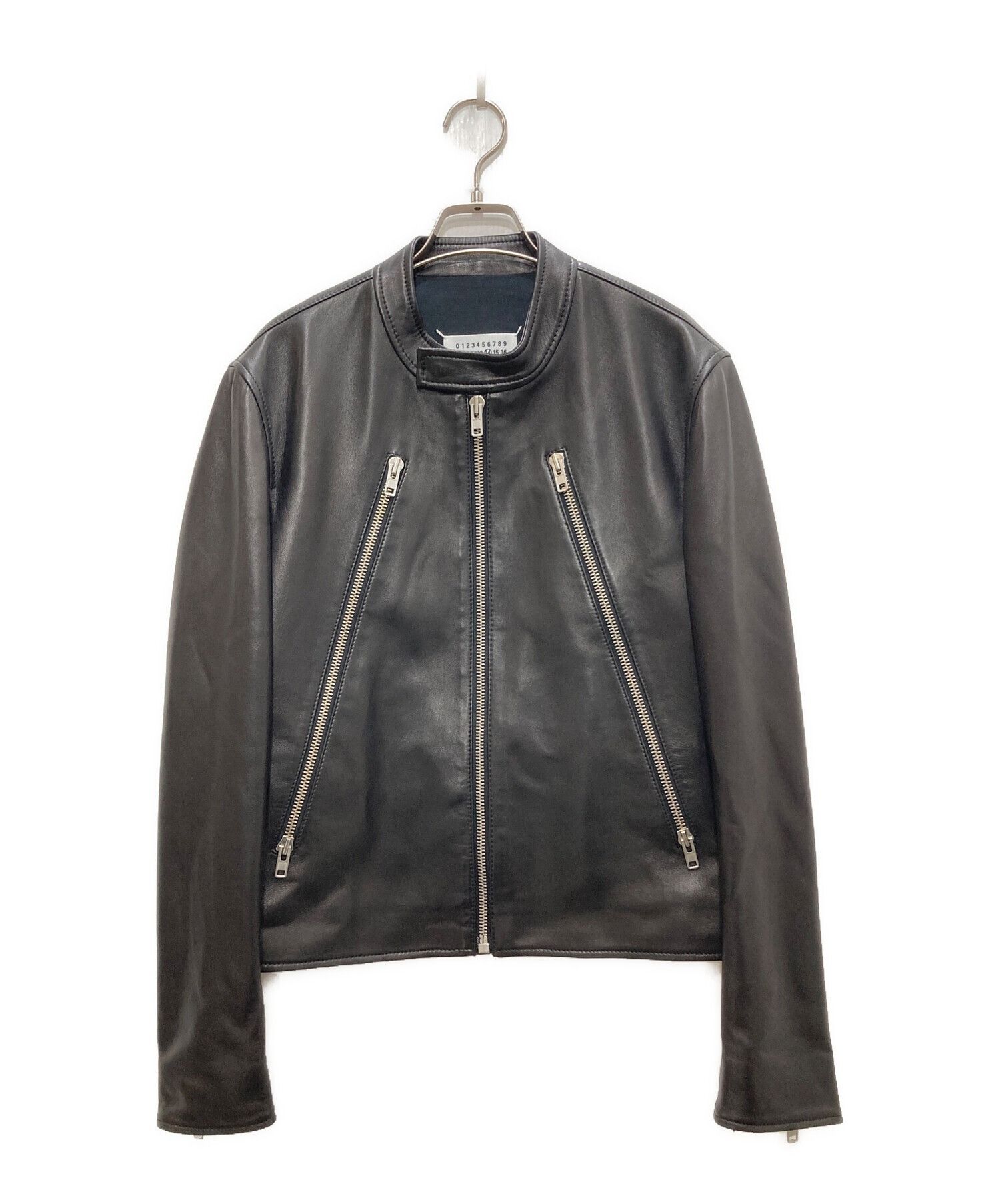 Maison Margiela Maison Margiela 5 zip leather jacket black | Grailed