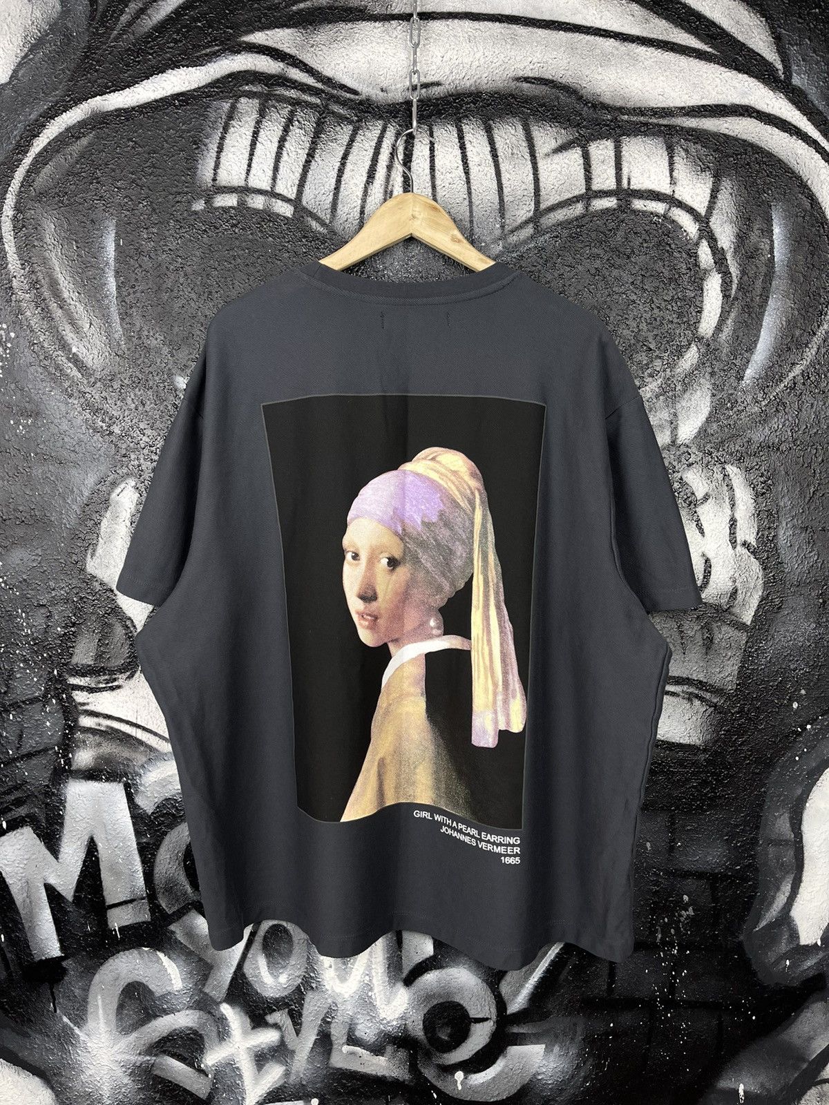 Designer Primark x Johannes Vermeer Big Logo Oversized T-Shirt Size US XL / EU 56 / 4 - 3 Thumbnail