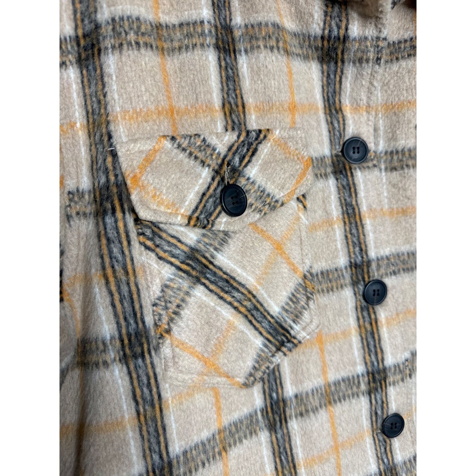 Other NWT Sebby Women's Oversized Plaid Fall Shirt Coat large Size L / US 10 / IT 46 - 5 Thumbnail