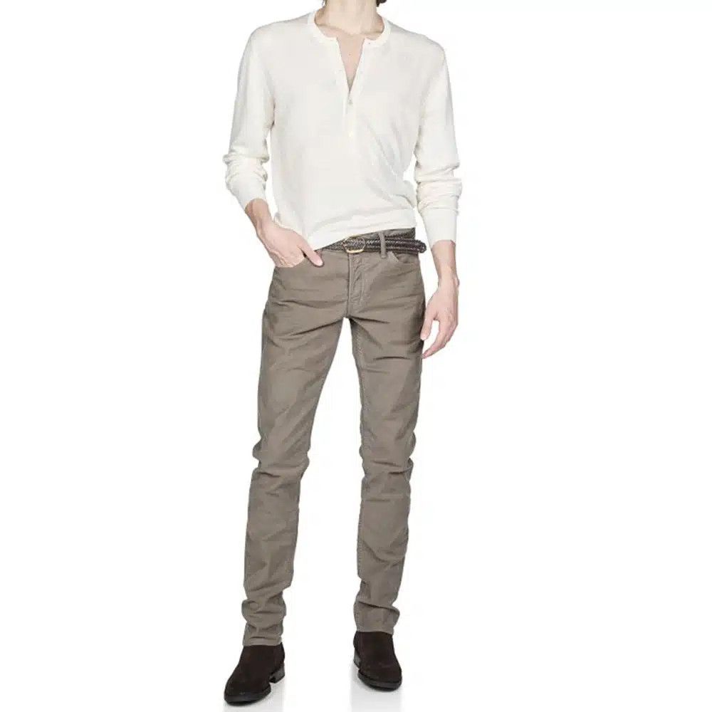 Tom Ford o1loc1c0724 Denim Pant in Beige Size US 30 / EU 46 - 2 Thumbnail
