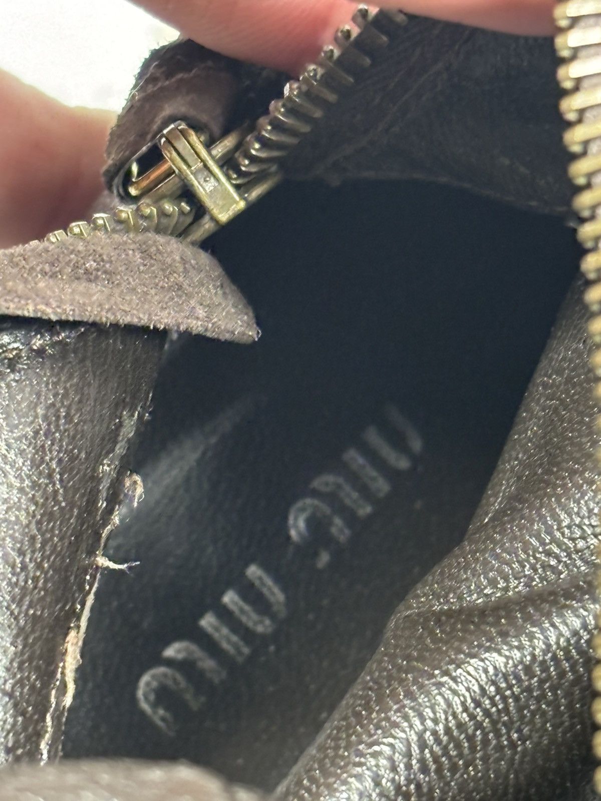 Miu Miu Miu Miu Vintage Cowboy Camperos Suede Brown Boots Rare Size US 7 / IT 37 - 14 Thumbnail