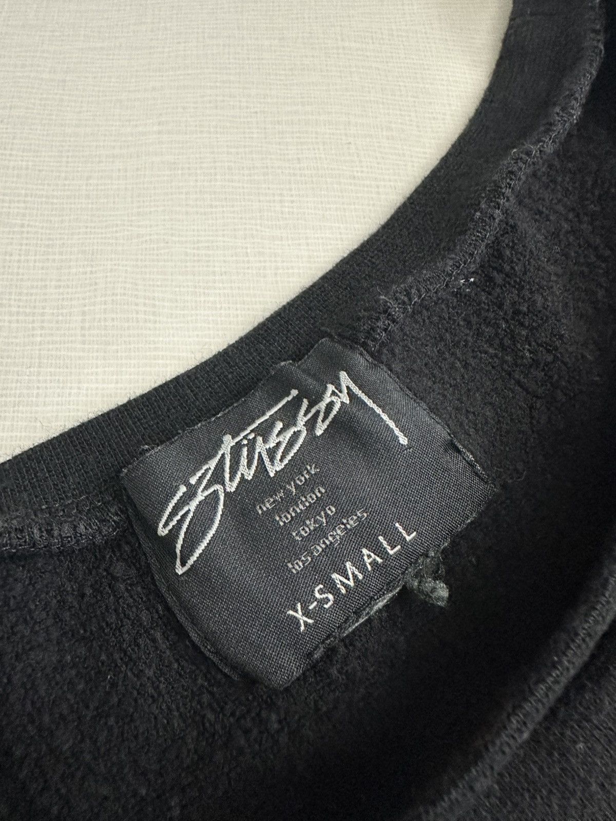 Stussy × Vintage Vintage 90s Stussy Streetwear AOP Sweatshirt Women’s XS Size XS / US 0-2 / IT 36-38 - 7 Thumbnail