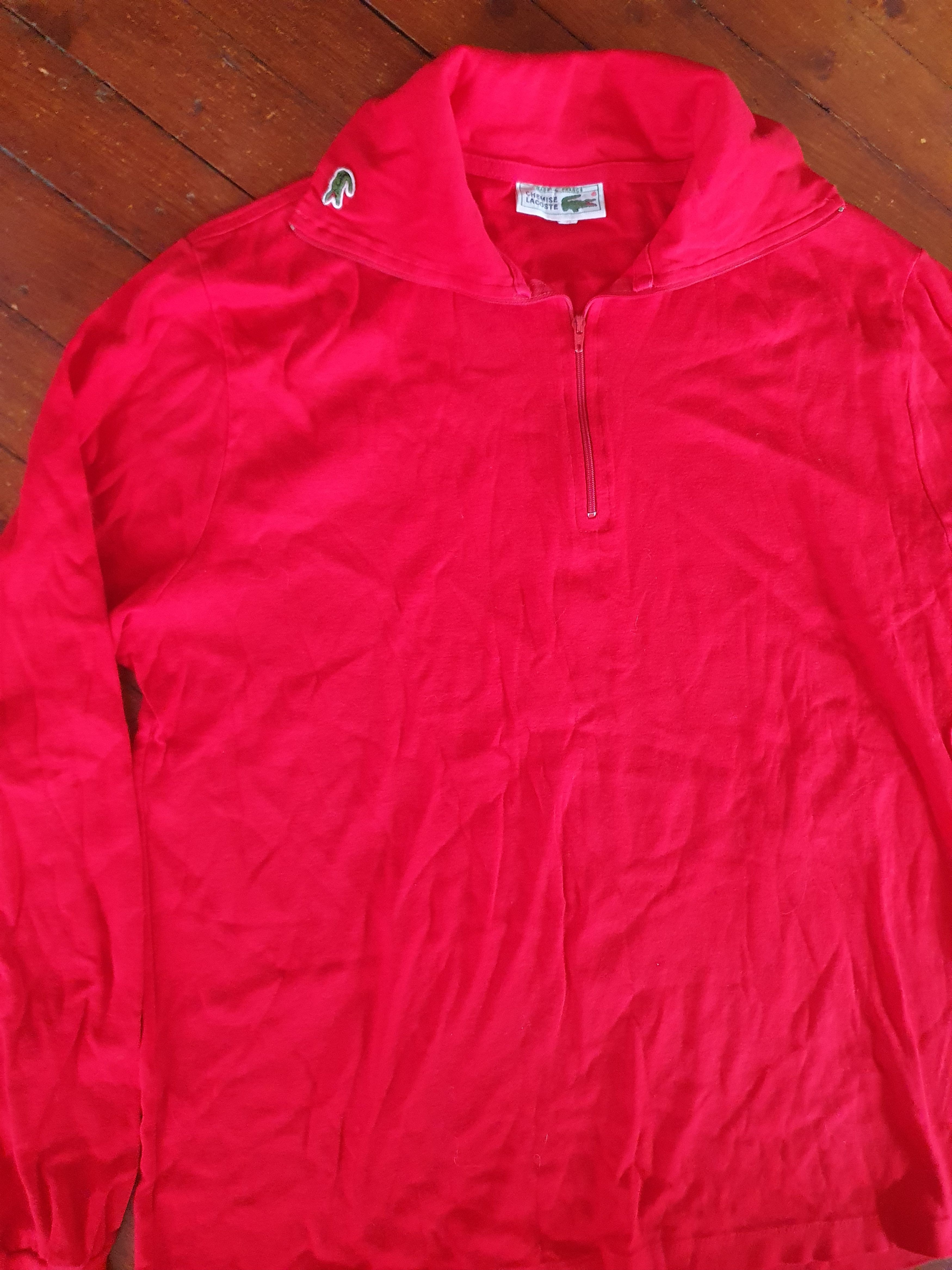 Lacoste Lacoste Chemise Vtg 1/4 zip Long Sleeve polo sz S Size US S / EU 44-46 / 1 - 6 Thumbnail