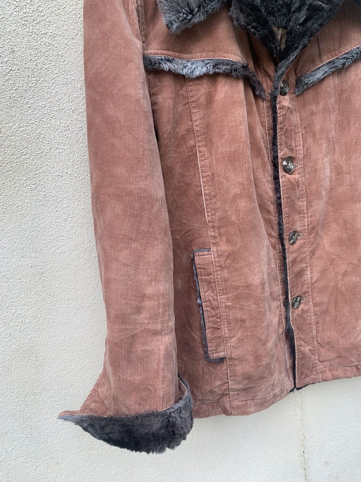 Tornado Mart Velour Corduroy Faux Fur