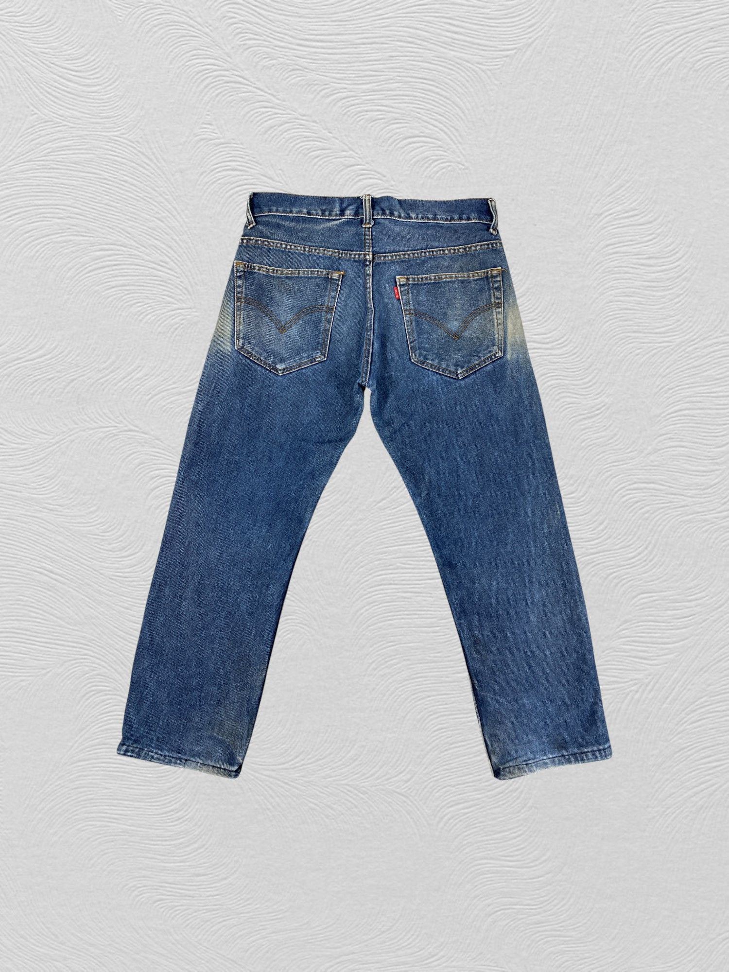Levi's Blue Distressed Vintage Levi's USA 32x26.5 Denim -JN1299 Size US 32 / EU 48 - 2 Thumbnail