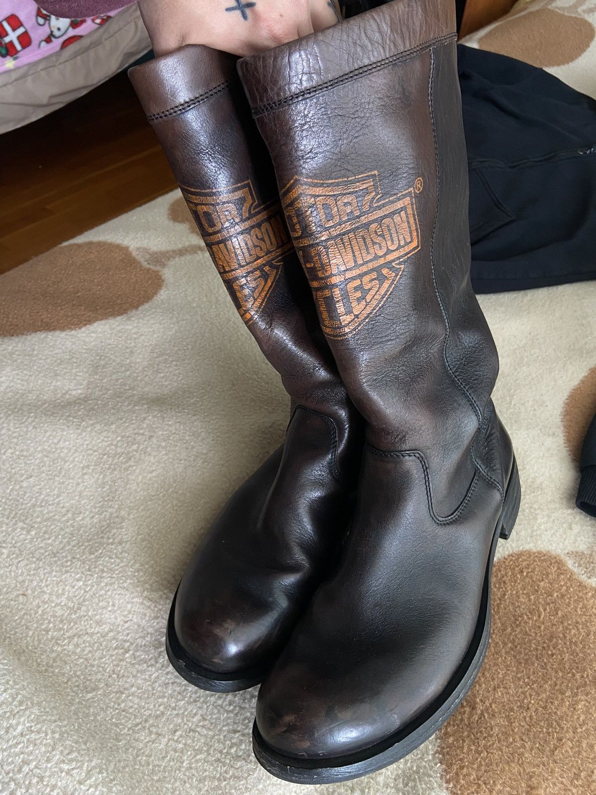Harley Davidson Harley Davidson Leather Boots Size US 9.5 / EU 42-43 - 7 Thumbnail