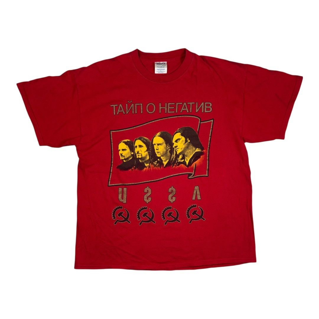 Band Tees Type O Negative – USSR Parody Tee | 2003 Size US XL / EU 56 / 4 - 1 Thumbnail