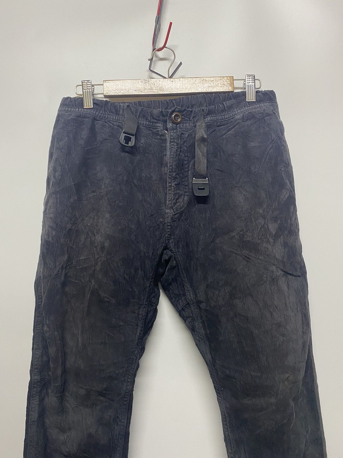 Gramicci Gramicci Original Freedom Corduroy Belted Navy Pants Size US 30 / EU 46 - 3 Thumbnail