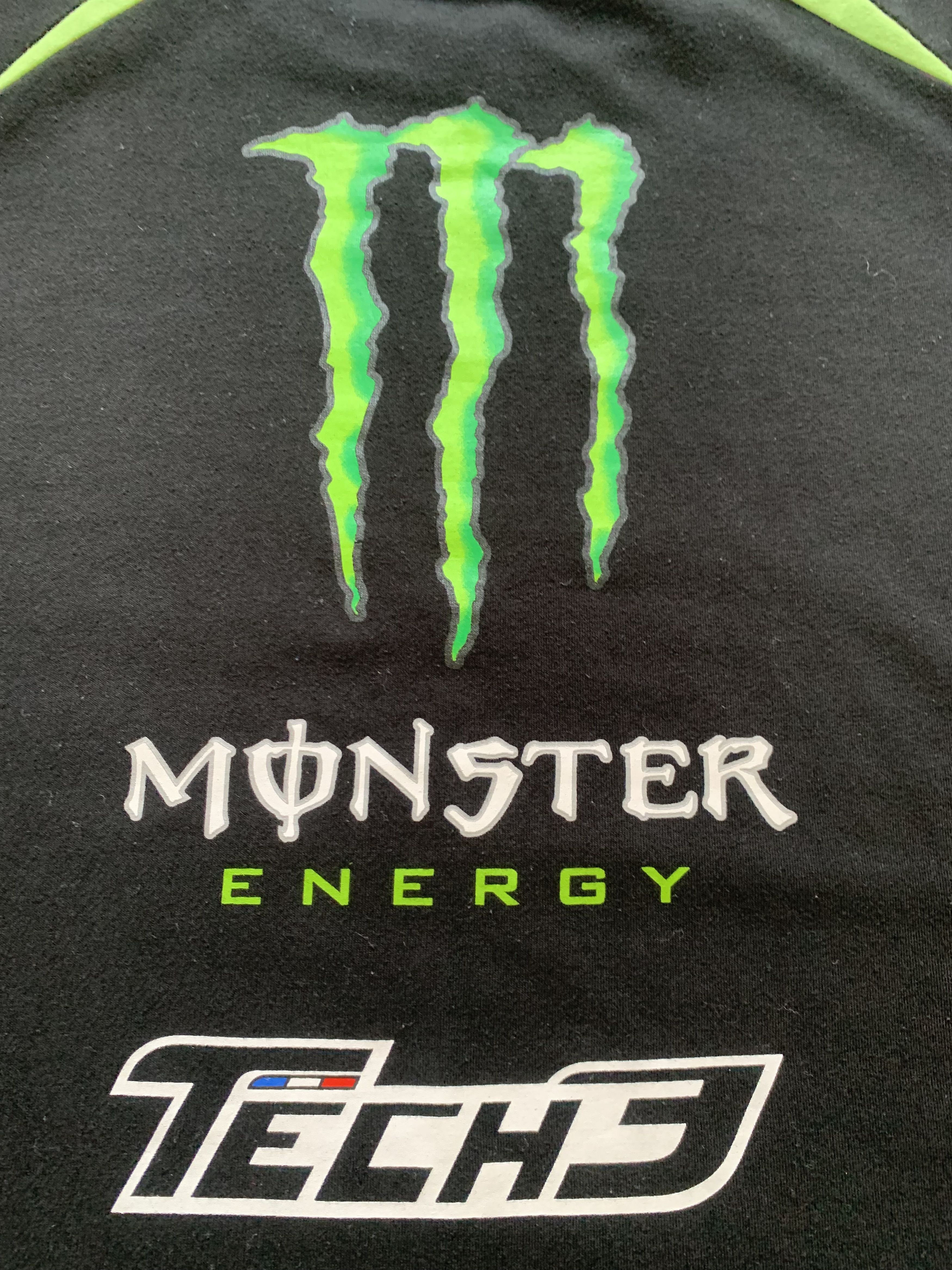 Vintage Vintage Tech3 Monster Energy T-Shirt Size US XXL / EU 58 / 5 - 6 Thumbnail